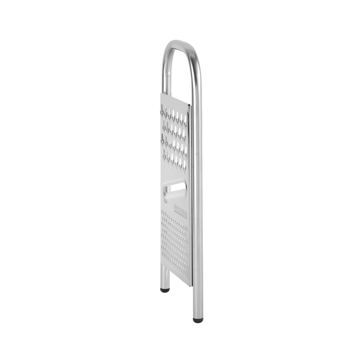 Royalford RF12351 3-in-1 stainless steel grater| multi blades, perfect for slicing & shredding| grating vegetables, cheese and more, durable non-slip base for safe use|