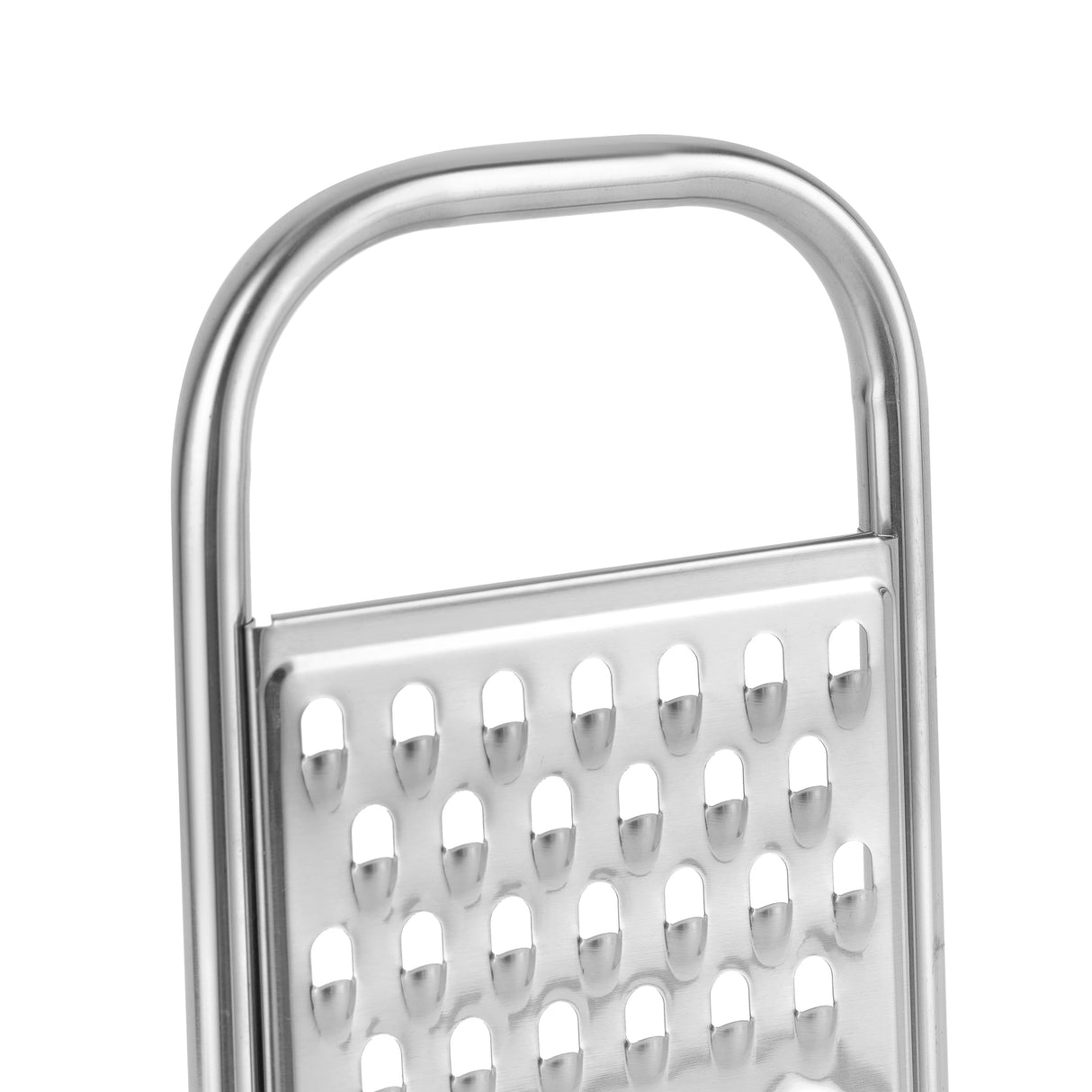 Royalford RF12351 3-in-1 stainless steel grater| multi blades, perfect for slicing & shredding| grating vegetables, cheese and more, durable non-slip base for safe use|