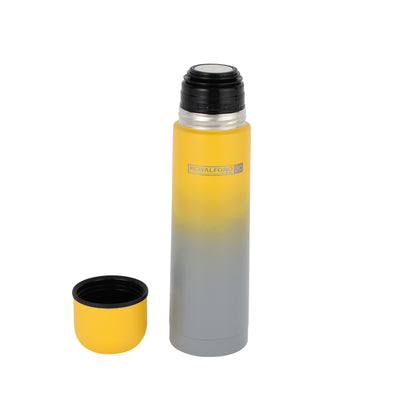 Royalford 500 ml Stainless Steel Vacuum Bottle- RF12390/ Preserves the Flavor and Freshness, Unbreakable/ Portable, Leak-Resistant and Light-Weigh, Available in 2 Colors
