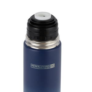 Royalford RF12390 500ml Stainless Steel Vacuum Flask | Double Wall Insulation| Hot & Cold Temperature Retention| Leakproof Lid| Perfect  for Travel, Office & Daily Use