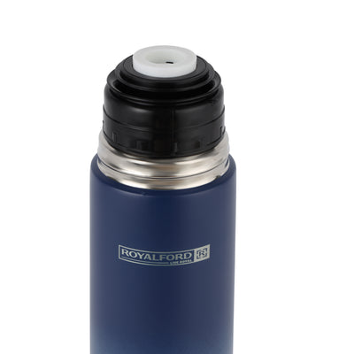Royalford RF12390 500ml Stainless Steel Vacuum Flask | Double Wall Insulation| Hot & Cold Temperature Retention| Leakproof Lid| Perfect  for Travel, Office & Daily Use