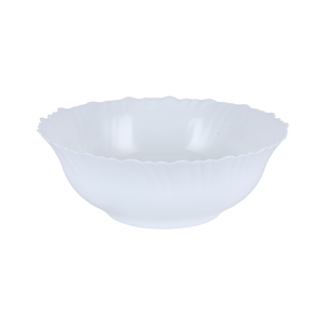 Royalford RF12398 Classic Opalware Dinner Set with 18 elegant white pieces| lightweight and chip-resistant| microwave, freezer and dishwasher safe for everyday dining