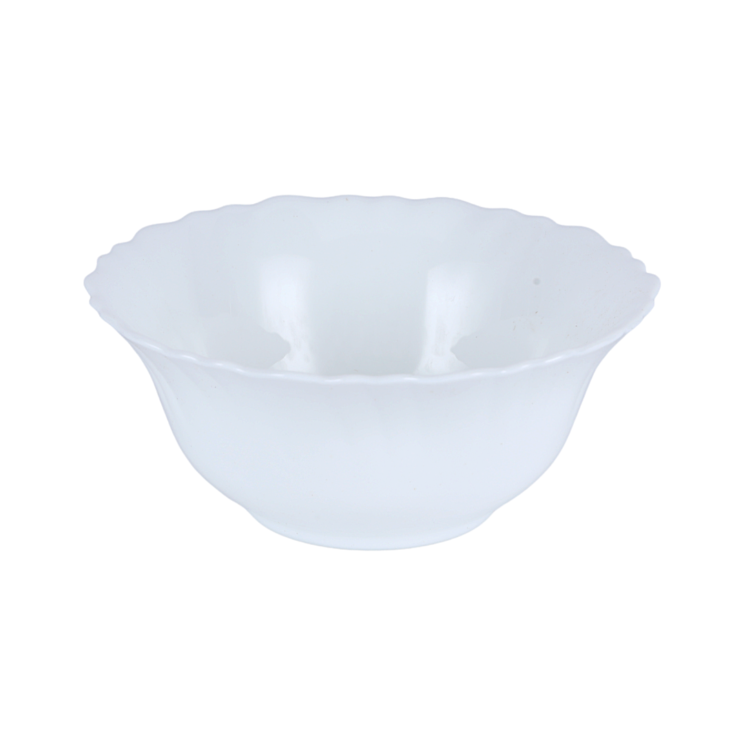 Royalford RF12398 Classic Opalware Dinner Set with 18 elegant white pieces| lightweight and chip-resistant| microwave, freezer and dishwasher safe for everyday dining