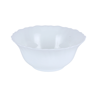 Royalford RF12398 Classic Opalware Dinner Set with 18 elegant white pieces| lightweight and chip-resistant| microwave, freezer and dishwasher safe for everyday dining