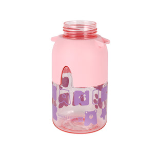 Royalford RF12405 Kids Water Bottle 780ml | BPA-Free | Leak-Proof Cute Bear Design Plastic Water Bottle | Carry Strap Safe Non-Toxic Drinking Bottle for School & Travel