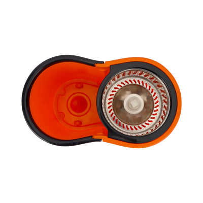 Royalford RF12421 Modern Spin Easy Mop with Bucket | 360° Rotating Microfiber Floor Cleaning Mop Set | Hands-Free Spin | Non-Splash Design | Large Capacity Bucket