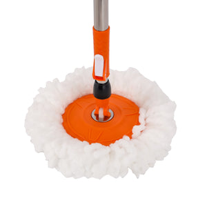 Royalford RF12421 Modern Spin Easy Mop with Bucket | 360° Rotating Microfiber Floor Cleaning Mop Set | Hands-Free Spin | Non-Splash Design | Large Capacity Bucket