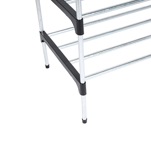 Royalford RF12422 5-Tier Shoe Rack | Durable Iron Frame with High-Quality PP Connectors | Space-Saving Multi-Layer Storage Shelf for Shoes| Lightweight| Easy to Assemble
