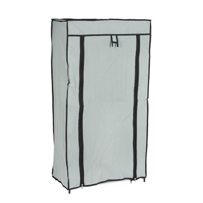 Royalford 7 Tier Shoe Rack- RF12425/ Fabric Cabinet, Strong Metal Rods, Easy to Assemble/ Multi-Purpose Storage Rack for Slipper, Sandals, Shoes, Grey
