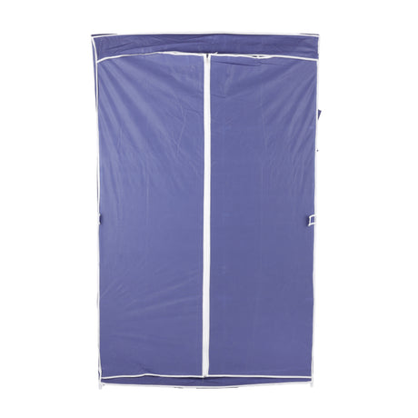Royalford RF12428 Wardrobe with Racks Fabric Cabinet |Strong Metal Rods| Multipurpose Storage| Space-Saving Organizer| Portable Fabric Wardrobe for Clothes & Accessories