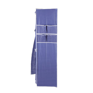 Royalford RF12428 Wardrobe with Racks Fabric Cabinet |Strong Metal Rods| Multipurpose Storage| Space-Saving Organizer| Portable Fabric Wardrobe for Clothes & Accessories