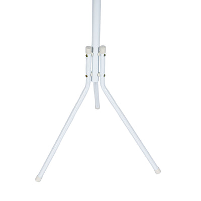 Royalford RF12430 Clothes Hanger Stand with 8 Hooks | Heavy Duty Metal Coat Rack | Stable Tripod Base | Capped Hooks & Anti-Slip Floor Protection for Home & Office Use