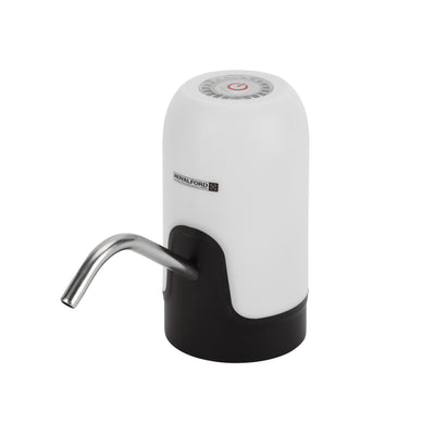Royalford RF12434  Rechargeable Water Pump for 1–5 Gallon Bottles |  USB Charging Automatic Water Dispenser |  Stainless Steel Spout  |  BPA Free Silicone Hose