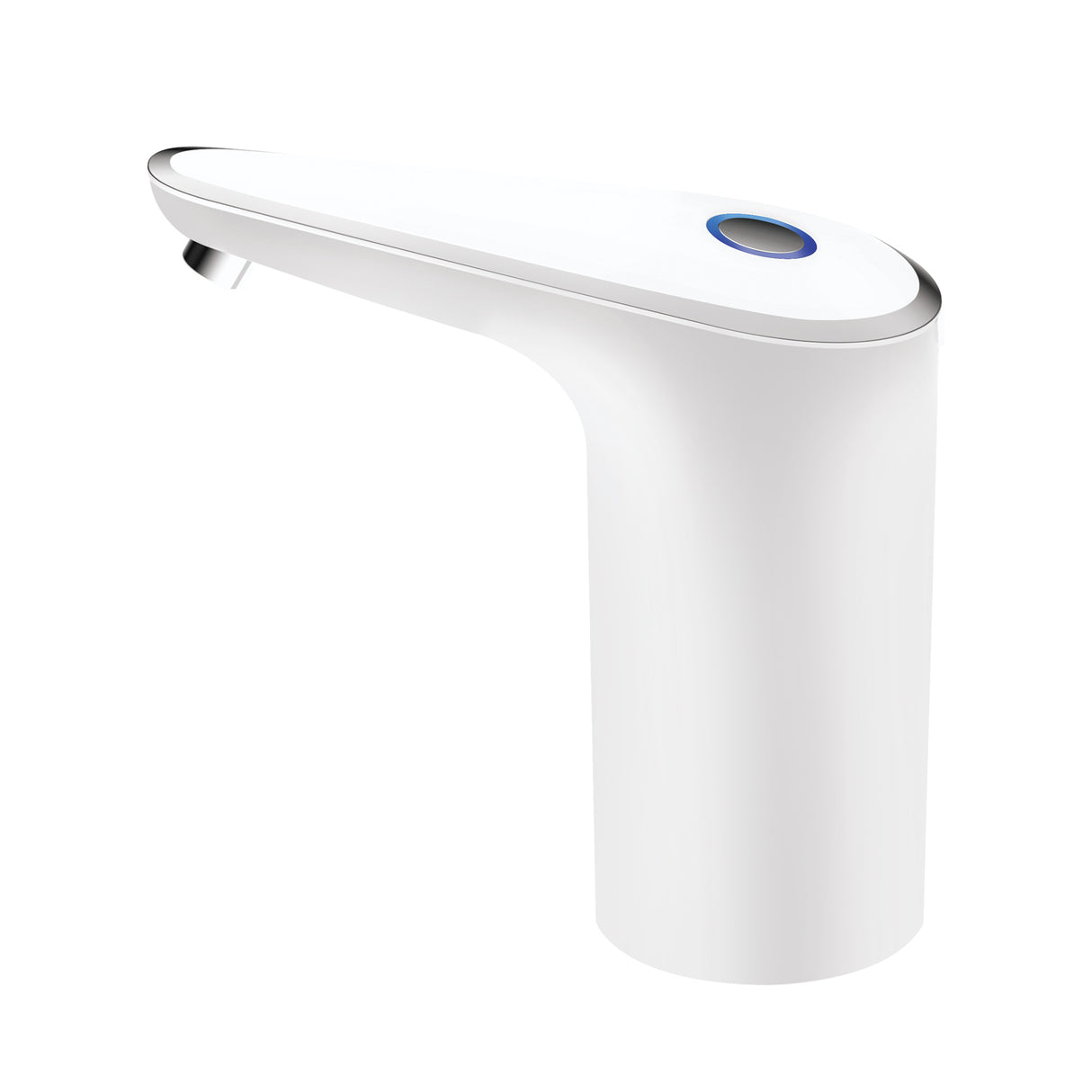 Royalford RF12435 Rechargeable Water Pump | USB Charging | 1200mAh Built-in Battery| One-Touch Operation  | 360° Rotation |  1–5 Gallon Bottles |  BPA-Free Hose