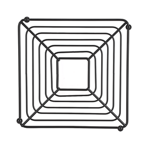Royalford RF12448 Iron Trivet 18CM square stand| heavy-duty heat-resistant iron design protects countertops and tables| ideal for hot pots, cooking, steaming |