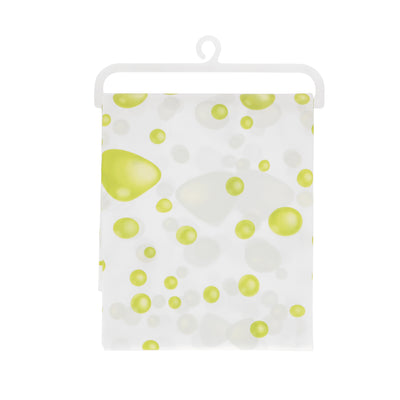Royalford RF12449 PEVA shower curtain 180x180cm| water-repellent, quick-drying and machine washable| odourless and chlorine-free curtain ideal for bathroom use|