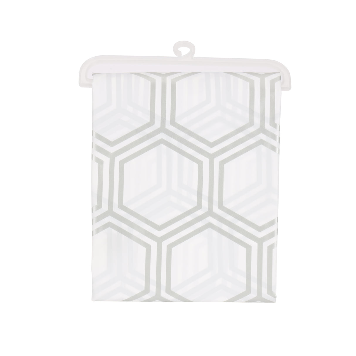 Royalford RF12450 PEVA shower curtain 180x180cm| water-repellent, quick-drying and machine washable| odourless and chlorine-free curtain ideal for modern bathrooms|