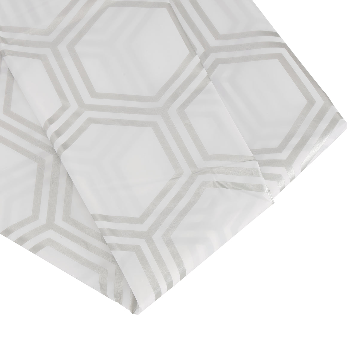 Royalford RF12450 PEVA shower curtain 180x180cm| water-repellent, quick-drying and machine washable| odourless and chlorine-free curtain ideal for modern bathrooms|