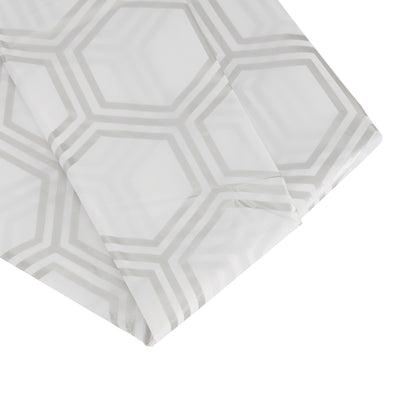 Royalford RF12450 PEVA shower curtain 180x180cm| water-repellent, quick-drying and machine washable| odourless and chlorine-free curtain ideal for modern bathrooms|