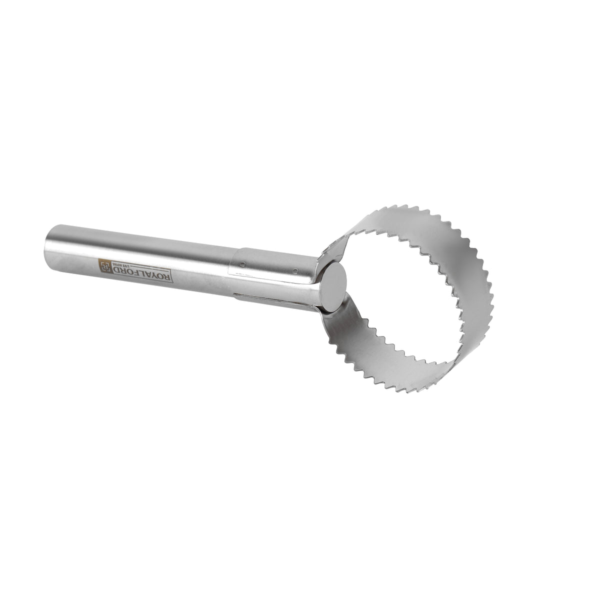 Royalford RF12454 Fish Scale Scraper| stainless steel descaler with ergonomic handle ensures safe| efficient scale removal, dishwasher-safe, easy to clean tool|