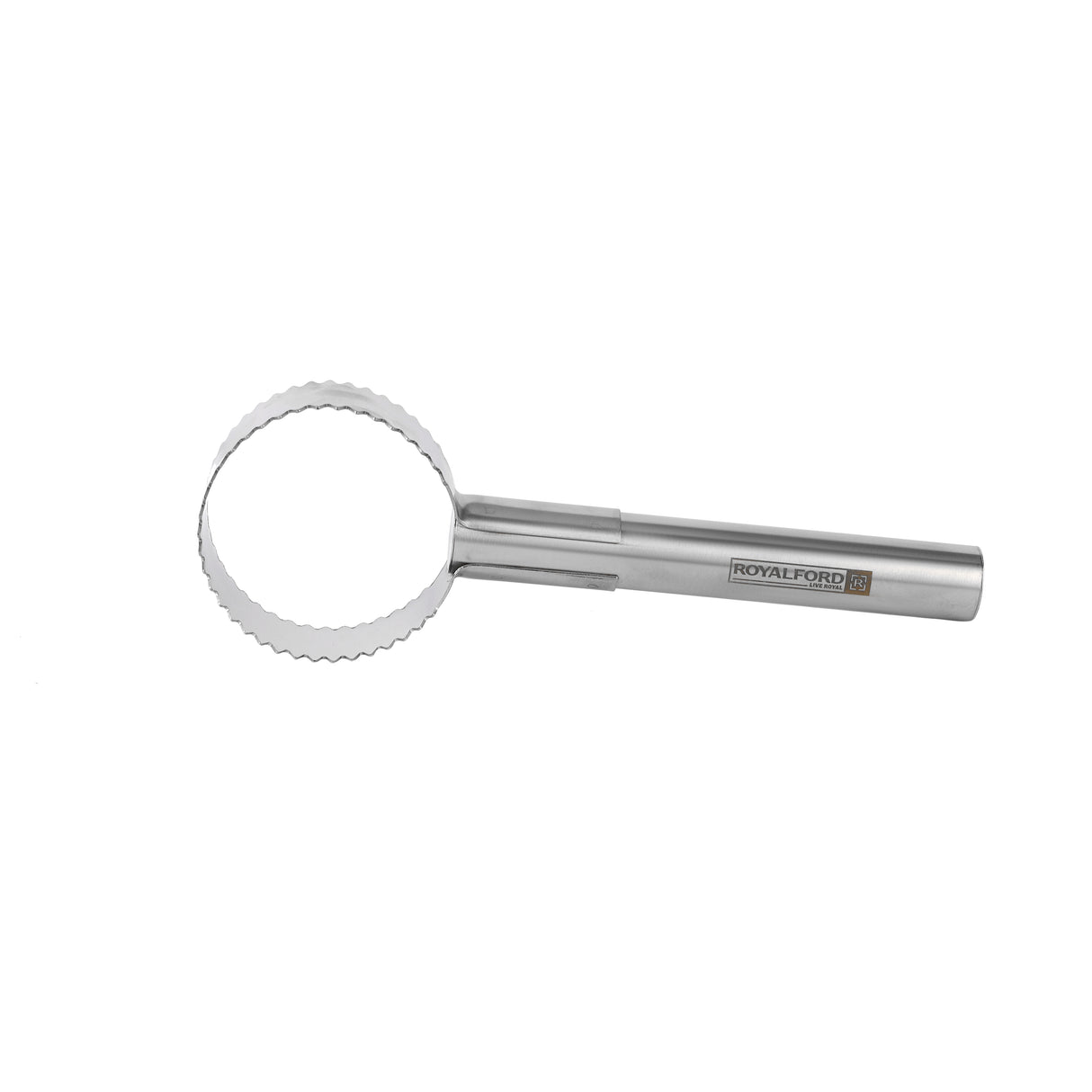 Royalford RF12454 Fish Scale Scraper| stainless steel descaler with ergonomic handle ensures safe| efficient scale removal, dishwasher-safe, easy to clean tool|