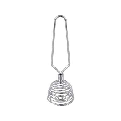 Royalford RF12460 Stainless Steel 7 Inch Whisk |  Heavy Duty Spring Coil  | Ergonomic Handle | Dishwasher Safe ,Rust Resistant Multipurpose Kitchen Mixing Beating Tool