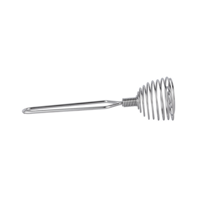 Royalford RF12460 Stainless Steel 7 Inch Whisk |  Heavy Duty Spring Coil  | Ergonomic Handle | Dishwasher Safe ,Rust Resistant Multipurpose Kitchen Mixing Beating Tool