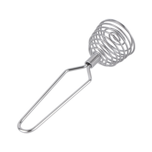 Royalford RF12460 Stainless Steel 7 Inch Whisk |  Heavy Duty Spring Coil  | Ergonomic Handle | Dishwasher Safe ,Rust Resistant Multipurpose Kitchen Mixing Beating Tool