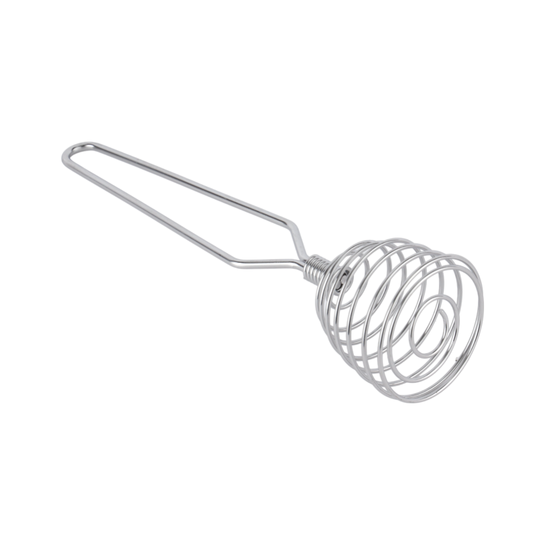 Royalford RF12461 Stainless Steel Whisk  | 8 Inch Heavy Duty Spring Coil  | Durable Rust Resistant Ergonomic Handle  | Dishwasher Safe Multipurpose Kitchen  Tool