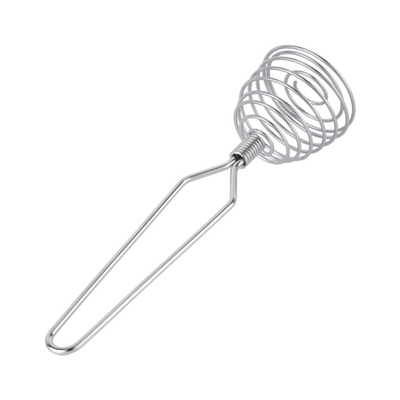 Royalford RF12461 Stainless Steel Whisk  | 8 Inch Heavy Duty Spring Coil  | Durable Rust Resistant Ergonomic Handle  | Dishwasher Safe Multipurpose Kitchen  Tool
