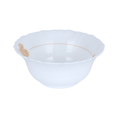 Royalford RF12470 Opalware Dinner Set 33 Pieces with Plates, Bowls and Soup Spoons | Lightweight | Chip-Resistant Microwave and Dishwasher Safe Tableware |Elegant Design