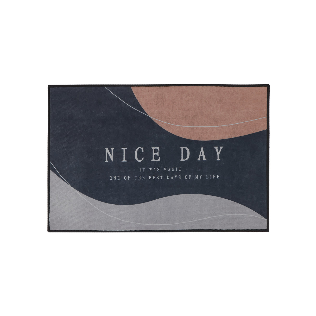 Royalford RF12472 Door Mat 2PC Set | Premium Polyester Washable Floor Mats | Non-Skid Base Multipurpose Entrance Door Rugs for Home, Kitchen,  Living Room & Indoor Use