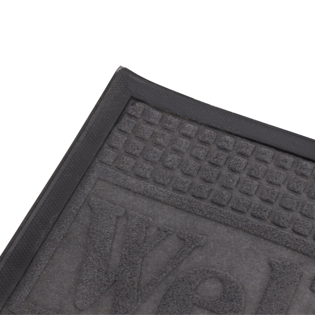 Royalford RF12474 door mat 40x60cm| made from durable polyester with non-skid base| washable and easy to maintain, ideal for doorways, entrances and floors use|