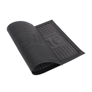 Royalford RF12474 door mat 40x60cm| made from durable polyester with non-skid base| washable and easy to maintain, ideal for doorways, entrances and floors use|