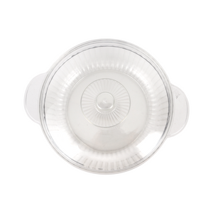 Royalford RF12483 Storage Bowl| Lid 2L BPA Free PET Plastic Freezer and Safe Transparent with Mixing Serving Bowl| Lid Wide Mouth Multi Purpose Kitchen Container|
