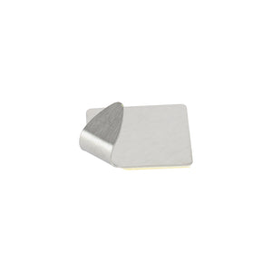 Royalford RF12495 2PC Sticky Hooks | Stainless Steel Adhesive Wall Hooks | Strong Self Adhesive | No Drill Wall Mount Hooks for Kitchen, Bathroom & Home Organizer