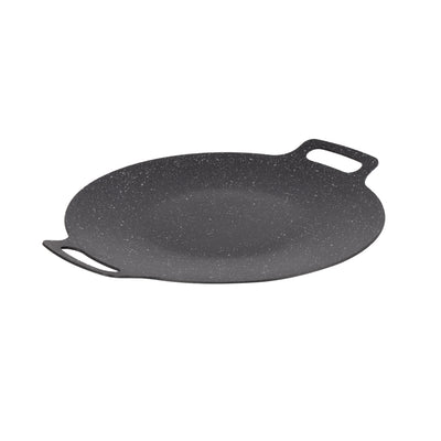 Royalford RF12506 30CM Granite Coated Deep Tawa | Die-Cast Aluminium Non-Stick Flat Pan |  PTFE & PFOA Free |  Thick Base | Suitable for Gas, Ceramic & Halogen Cooktops