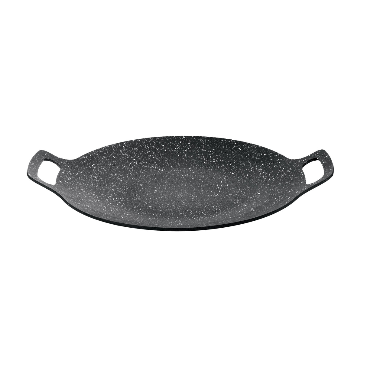 Royalford RF12507 Deep Tawa | 34cm size | Granite Coated Aluminium Induction Compatible Flat Tawa | Dual Handles| PFOA & PTFE Free Durable Cookware for Healthy Cooking
