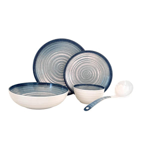Royalford RF12512 melamine dinner set with 20 durable pieces| break resistant and lightweight, dishwasher and freezer safe, ideal for everyday family dining Uses