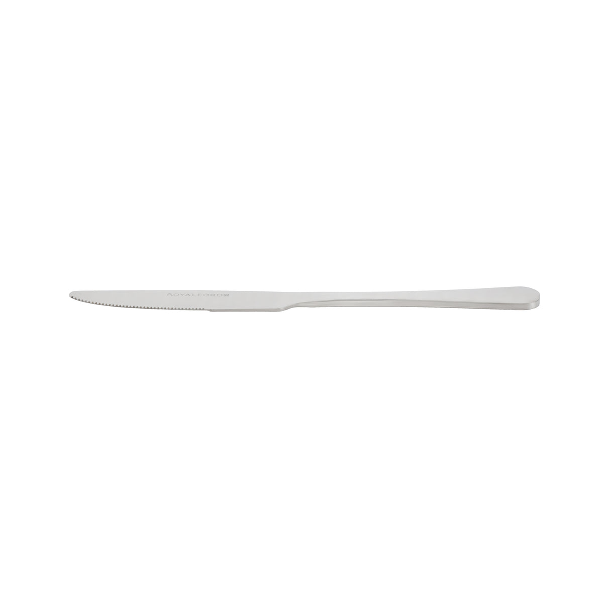 Royalford RF12545 4PC Table Knife Set |23cm Food Grade Stainless Steel Dinner Knives |  Serrated Edge Dishwasher Safe Stain Resistant Premium Kitchen Tableware for Dining