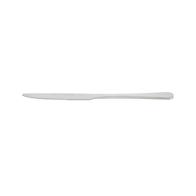 Royalford RF12545 4PC Table Knife Set |23cm Food Grade Stainless Steel Dinner Knives |  Serrated Edge Dishwasher Safe Stain Resistant Premium Kitchen Tableware for Dining