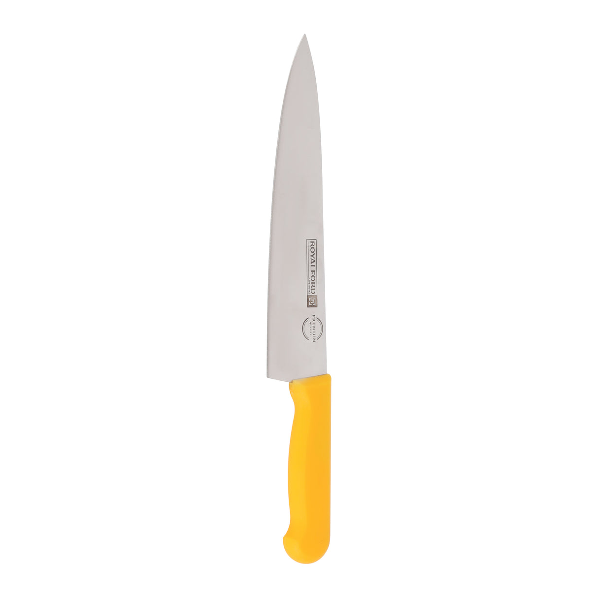 Royalford RF12557 10 Inch Chef Knife | Stainless Steel Blade | Ergonomic PP Handle | Extra Sharp Multipurpose Knife for Chopping, Slicing, Dicing Meat & Vegetables