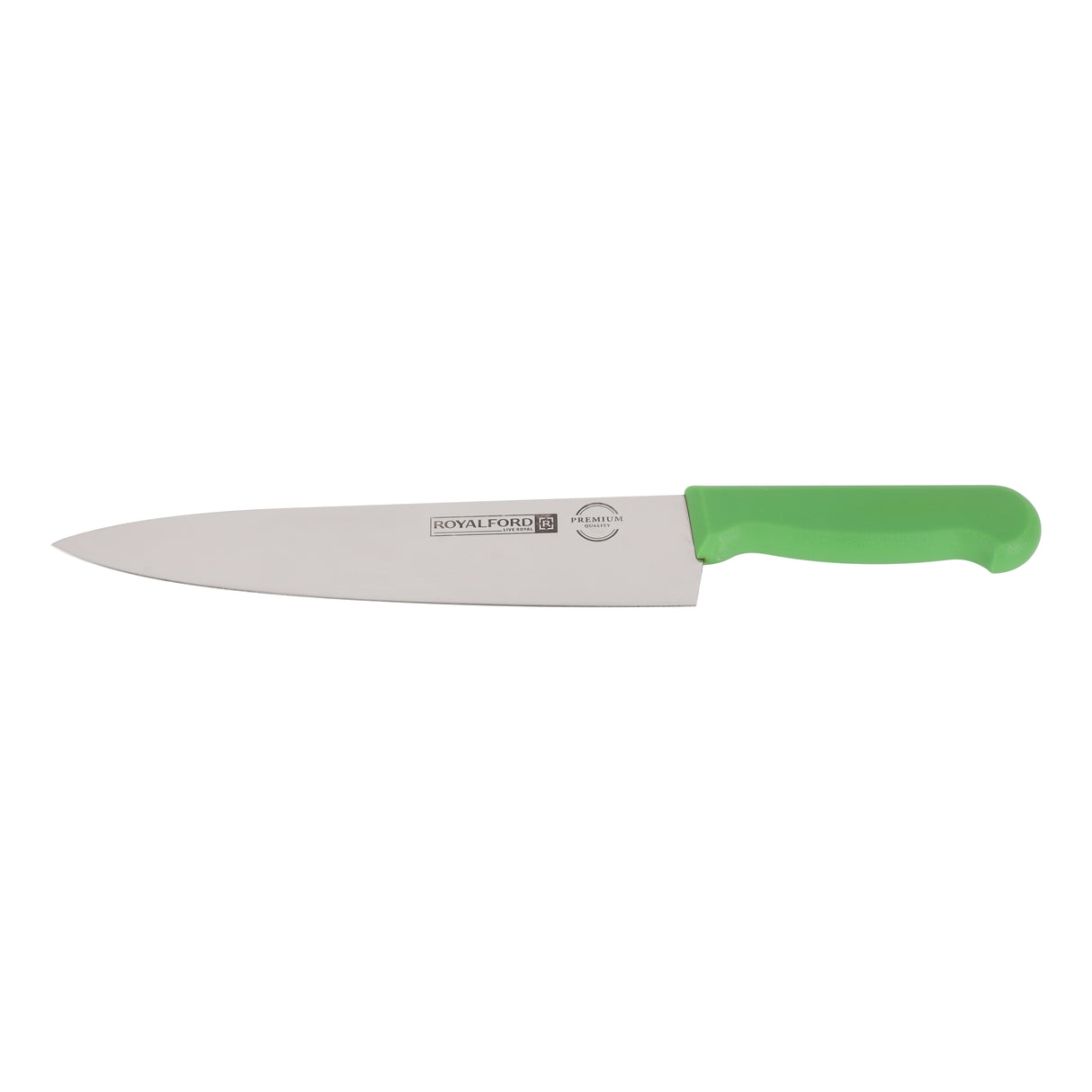 Royalford RF12558 10 Inch Chef Knife | Extra Sharp Food Grade Stainless Steel Blade|  Ergonomic PP Handle | Dishwasher Safe | Stain Resistant Multipurpose Cooking Knife