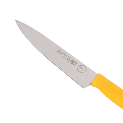 Royalford RF12561 8 Inch Chef Knife | Food Grade Stainless Steel Kitchen Knife | Extra Sharp Blade| Ergonomic PP Handle | Dishwasher Safe Multipurpose Cutting Knife