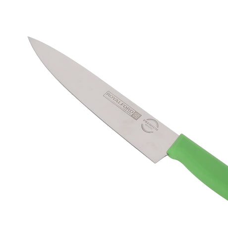 Royalford RF12562 8 Inch Chef Knife | Extra Sharp Food Grade Stainless Steel Blade| Ergonomic PP Handle| Dishwasher Safe Multipurpose Kitchen Knife for Meat & Vegetables