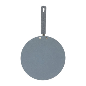 Royalford RF12565 26cm Aluminium Non-Stick Roti Tawa | 4mm Thick Base | Marble Coated Induction Compatible Flat Tawa | Heat-Resistant Bakelite Handle | Lightweight Design