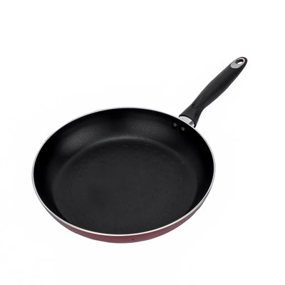 Royalford RF1256FP30 30cm Aluminium Frypan | Premium Non-Stick Frying Pan | 3-Layer Coating | PTFE & PFOA Free | CD Bottom | Pure Aluminium Body & Heat-Resistant Handle