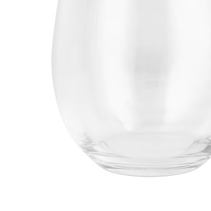 Royalford RF12588 Glass Tumbler Set| 3PCS 590ml 20oz Lead Free Soda Lime Glass & Dishwasher Safe| Durable Drinking Glasses, Elegant Design for Water Juice Beverages Use|