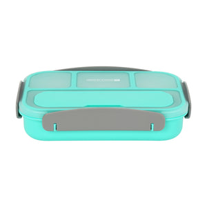 Royalford RF12595 1000ml Lunch Box | 4 Compartments, Spoon & Leak-Proof Lid | 100% Leak-Proof Design  | BPA-Free PP Plastic | Freezer Safe  | Compact and Portable
