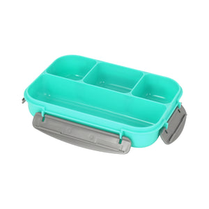 Royalford RF12595 1000ml Lunch Box | 4 Compartments, Spoon & Leak-Proof Lid | 100% Leak-Proof Design  | BPA-Free PP Plastic | Freezer Safe  | Compact and Portable